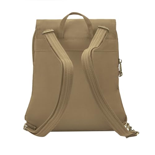Travelon Anti-Theft Signature Slim Backpack - color: Latte