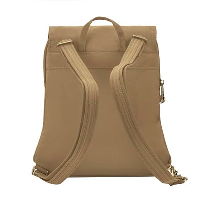 Travelon Anti-Theft Signature Slim Backpack - color: Latte