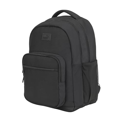 PUMA Prose Backpack with Padded Adjustable Straps, Laptop Sleeve & Water Bottle Pockets, Black/Silver, One Size - color: Black/Silver