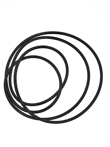 Wpc-Co. Replacement Belt for Indoor Stationary Bike - Durable and Easy-to-Install Trainer Bike Belt-Cycling Trainer Replacement Roller Belt - Approx 3/16" Thick and 33.5" in Length
