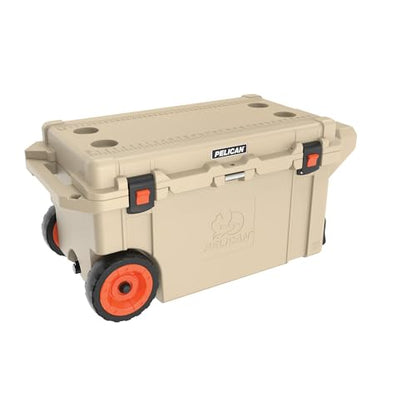 Pelican 45QT Elite Wheeled Cooler - color: Tan, style: 80 Quart