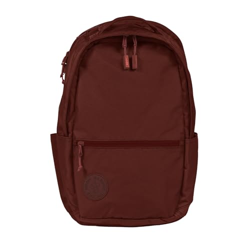 Baboon to the Moon City Backpack 24L Water Resistant Laptop Backpack for Travel Work and Daily Commute, Black Cherry Ballistic Nylon Computer Backpack with Chest Strap - color: Black Cherry