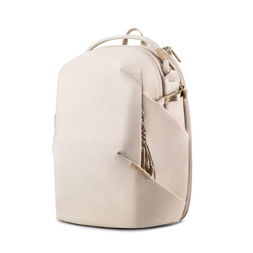 PGYTECH OneGo Lite 12L Camera Backpack Minimalist Lightweight Camera Bag for DSLR/Mirrorless Sony/Canon/Fujifilm Cameras, Water-Resistant Daypack, Tripod Mount Travel & Weekend Photography (Cream) - color: Cream