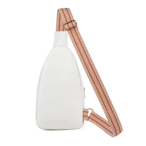 EVANCARY Small Sling Bag Crossbody Bags for Women Men, Sling Backpack Chest Daypack Cross Body Bag for Travel Outdoor - color: Z Beige Brown
