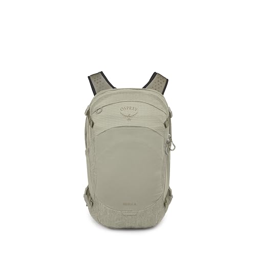 Osprey Nebula Commuter Backpack - Everyday Bag with Laptop Sleeve and Bottle Pockets, Sandy Grey/Olive Tan Heather - color: Sandy Grey-olive Tan Heather