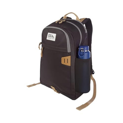 Eddie Bauer University Backpack 26L | Everyday Carry | Work | Travel | Commuter | Padded Laptop Sleeve | Stretch Bottle Pockets | Lightweight | Durable - Black - color: University - Black, size: 26L