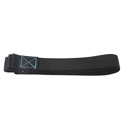HERCHR Weight Bearing Shoulder Strap, Resistance Strength Training Shoulder Bands Pulling Sled Harness Vest Bands with Pulling Strap for Football Workout - color: black blue