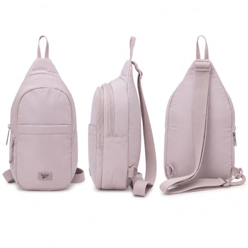 Reebok Unisex Crossbody Bag - Convertible Compact Durable Cross Body Bag for Women and Men - Gym and Travel Essentials, Size One Size, Thea II Latte - color: Thea II Latte