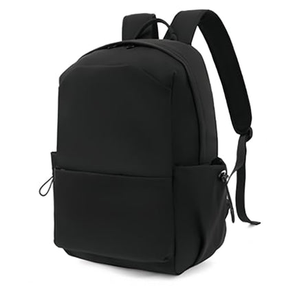 YGR Laptop Backpack for Women and Men, Waterproof Lightweight Travel Daily Rucksack Casual 15.6 inches Computer Bags for College, Black - color: Black