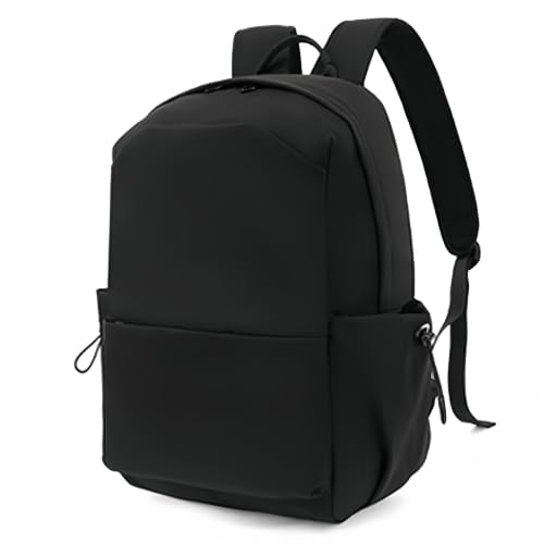 YGR Laptop Backpack for Women and Men, Waterproof Lightweight Travel Daily Rucksack Casual 15.6 inches Computer Bags for College, Black - color: Black