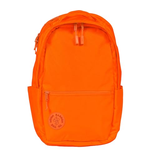 Baboon to the Moon City Backpack – Water-Repellent 16" Laptop-Friendly Backpack, Work, Travel, Gym Bag for Men & Women (New) Orange - color: (New) Orange