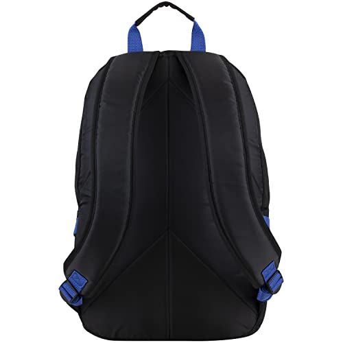 FUEL Hiking Laptop Backpack, College Bookbag, Travel Daypack with 5 Compartments, Dynamo Tech Pocket, 18.5 Inches - color: Black W/ Orange