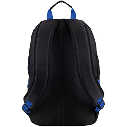 FUEL Hiking Laptop Backpack, College Bookbag, Travel Daypack with 5 Compartments, Dynamo Tech Pocket, 18.5 Inches - color: Black W/ Orange