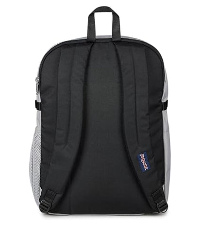 JanSport Main Campus Backpack - Travel or Work Backpack with 15-Inch Laptop Sleeve and Dual Water Bottle Pockets, Grounded Grey - color: Grounded Grey