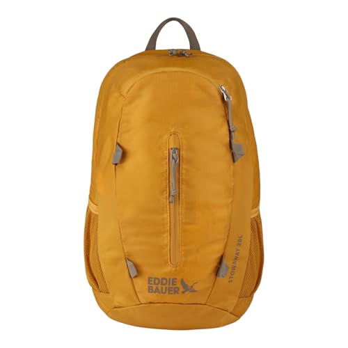 Eddie Bauer Stowaway Packable Backpack | Travel | Outdoor | Lightweight | Foldable | Durable | Ripstop Polyester | 20L - Field Gold - color: Field Gold, size: 20L