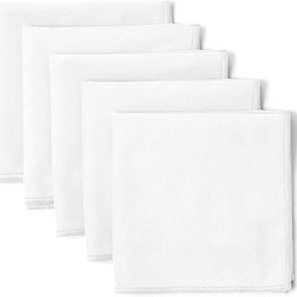 Ultra Absorbent Microfiber Towel Quick Dry Sweat Cloth for Gym Workout and Running - color: White