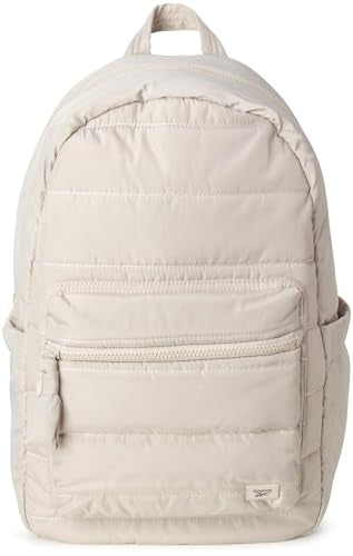 Reebok Backpack - Multipurpose Lightweight Carry On Everyday Laptop Gym Travel Commuter Backpack, Skyler Pumice Stone - color: Skyler Pumice Stone