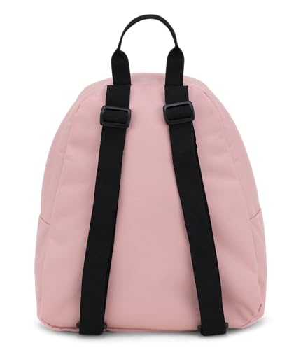 JanSport Half Pint Mini Backpack, 10.2 L - Durable Mini Bag Purse with Adjustable Shoulder Straps, Single Main Compartment, Zippered Stash Pocket, Misty Rose - color: Misty Rose