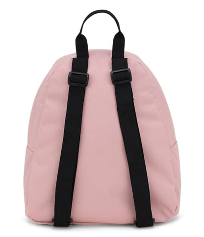JanSport Half Pint Mini Backpack, 10.2 L - Durable Mini Bag Purse with Adjustable Shoulder Straps, Single Main Compartment, Zippered Stash Pocket, Misty Rose - color: Misty Rose