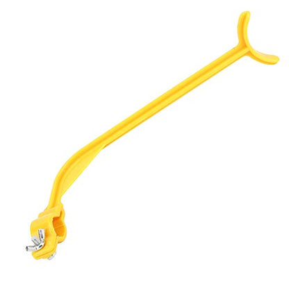 2Pcs Swing Trainer Alignment Training Aid, Posture Correcting Practice Tools, Yellow and Black ABS Material, for Left and Right-Handed Golfers