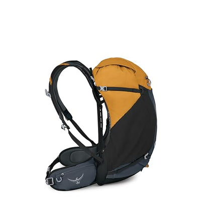 Osprey Hikelite 32L Durable Hiking Backpack - Travel Daypack with Rain Cover for Men and Women, Tungsten Yellow - color: Tungsten Yellow, style: 32l