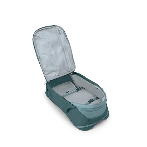 Osprey Fairview 40L Women's Travel Backpack - Carry On Bag with Laptop Sleeve and Toiletry Pocket, Cascade Blue-Torrent Blue - color: Cascade Blue Torrent Blue, style: 40l