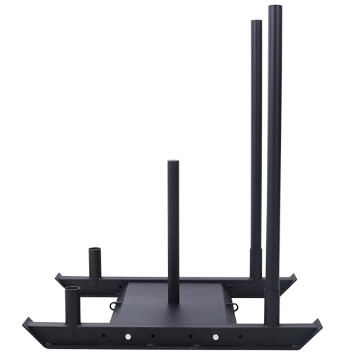LifeSky Weight Training Pull Sled Harness Stand - Functional Training Equipment for Speed Acceleration Strength - Heavy Duty Steel Frame with Adjustable Resistance & Professional Workout Design