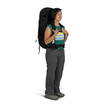 Osprey Tempest 44L Women's Lightweight Hiking Backpack - Daypack for Travel & Camping, Red Pampas/Coal Grey, XS/S - color: Red Pampas/Coal Grey, size: X-Small-Small