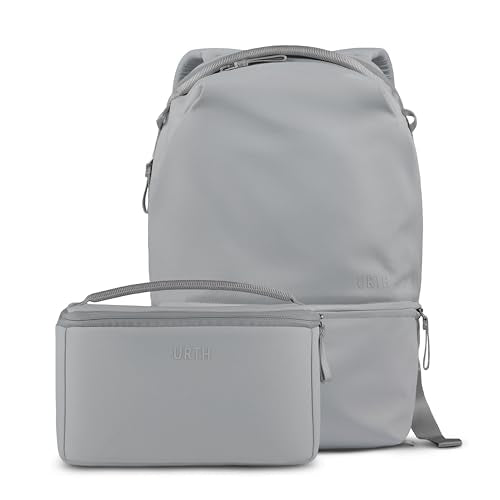 Urth Arkose 20L Modular Camera Backpack – for DSLR, Lens, 15/16” Laptop, Weatherproof + Recycled (Stone Grey) - color: Stone Grey