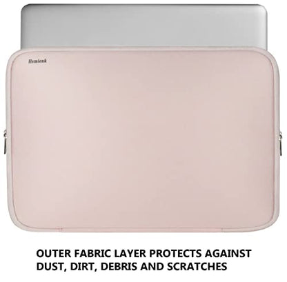 Laptop Sleeve Case 14 inch, Durable Shockproof Protective Computer Cover Flip Case Briefcase Carrying Bag Compatible with 14" HP, Lenovo, Asus, Acer, Notebook, Chromebook Computer, Pink - color: Pink, size: 14 Inch
