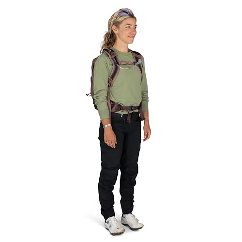 Osprey Raven 14L Women's Mountain Biking Backpack with Hydraulics Reservoir - color: Deep Fig, style: 14l
