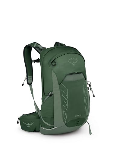 Osprey Talon 22L Men's Lightweight Hiking Backpack - Small Daypack for Travel & Camping, Green Canopy/Pine Leaf - color: Green Canopy/Pine Leaf, size: 22L - Standard Fit