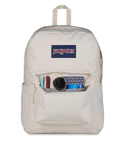 JanSport SuperBreak Plus Backpack with Padded 15-inch Laptop Sleeve and Integrated Bottle Pocket - Spacious and Durable Daypack for Work and Travel, Moon Flower - color: Moon Flower