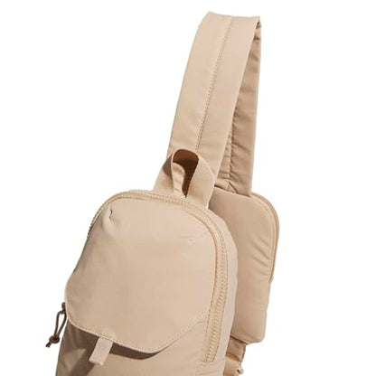 adidas Essentials 3 Crossbody – Sling Bag with Phone Pocket - color: Warm Sandstone Beige/Wonder Alumina Grey