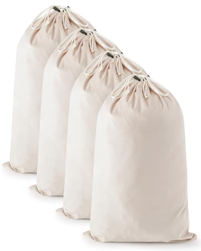 4 Pcs Shoe Bags for Travel, Large Boot Bag, Beige, 21.2x13.3 Inch | Washable & Reusable Travel Shoe Bags, Dustproof Shoe Bags with Drawstring Closure, Suitable for Travel, Home Storage - color: Beige, size: 21.2"x13.3"