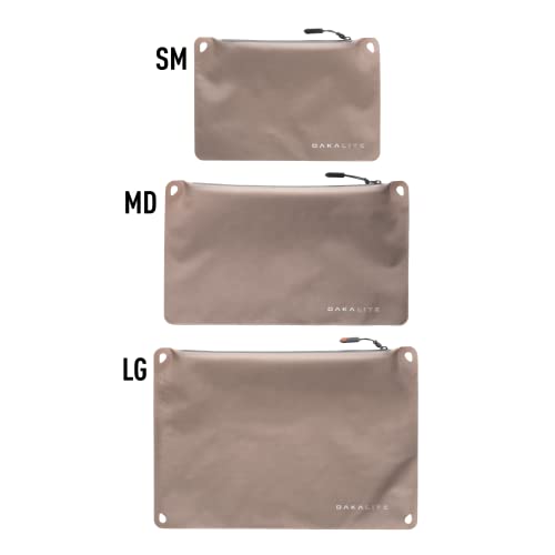 Magpul DAKA Lite Pouch Zippered Tactical Range Tool and Gear Bag - color: Flat Dark Earth, size: Medium (7" x 12")