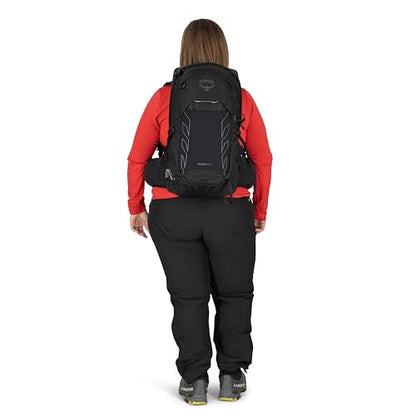 Osprey Tempest 22L Women's Lightweight Hiking Backpack - Small Daypack for Travel & Camping, Black/Coal Grey, Extended Fit - color: Black/Coal Grey, size: 22L - Extended Fit