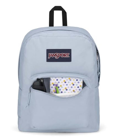 JanSport SuperBreak One Backpacks - Durable, Lightweight Bag with 1 Main Compartment, Front Utility Pocket with Built-in Organizer - Premium Backpack - Blue Dusk - color: Blue Dusk