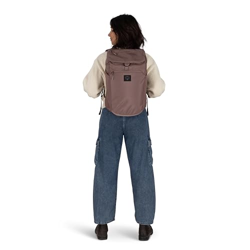 Osprey Aoede Slim SyncPack Backpack with Laptop Sleeve, Magma Brown - color: Magma Brown