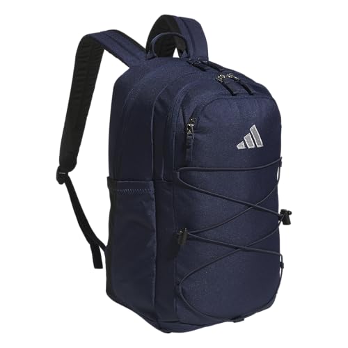 adidas Amplifier Backpack for Laptop, School and Gym, 28L, Night Indigo/Black/Bungie, OSFA - color: Night Indigo/Black/Bungie