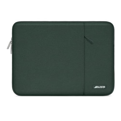 MOSISO Laptop Case 12.3 inch, 11.6-12.3 inch Laptop Sleeve Compatible with MacBook Air 11.6, Acer HP Dell Lenovo Samsung, Surface Pro, Polyester Vertical Computer Sleeve Bag with Pocket,Midnight Green - color: Midnight Green, size: 12.3 inch