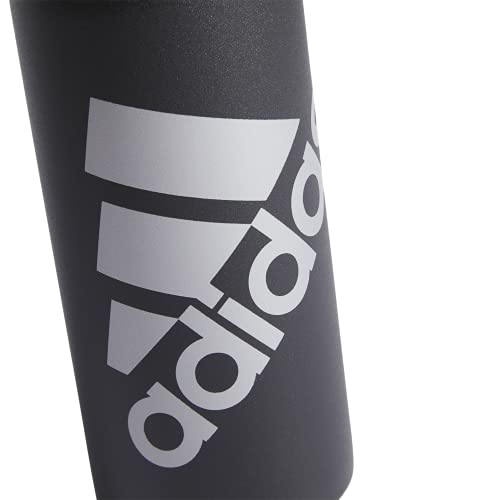 adidas Metal Water Bottle 1L - color: Black/Silver Metallic