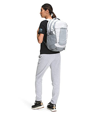 The North Face Women's Recon Everyday Laptop Backpack, TNF White Metallic Mélange/Mid Grey, One Size - color: Tnf White Metallic Mélange/Mid Grey