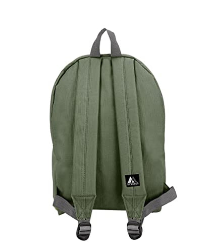 Everest 1045K Basic Backpack, 15", Olive - color: Olive