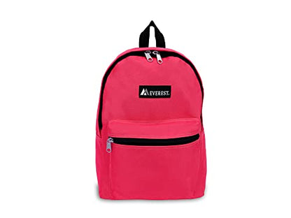 Everest 1045K Basic Backpack, 15", Hot Pink - color: Hot Pink