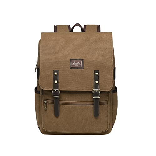 KAUKKO Casual Daypacks Multipurpose backpacks Outdoor Backpack Travel Casual Rucksack Laptop Backpack Fits 15" - color: 16-khaki