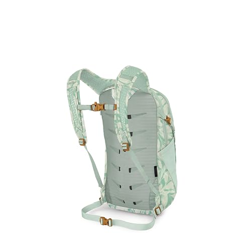 Osprey Daylite Commuter Backpack - Lightweight Everyday Bag with Laptop Sleeve, Bottle Pockets, Shaleafy Print/Frosty Mint - color: Shaleafy Print Frosty Mint
