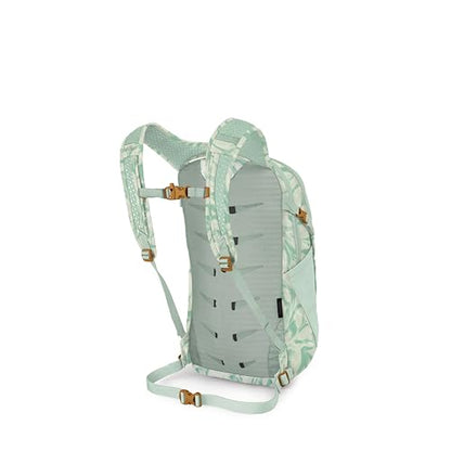 Osprey Daylite Commuter Backpack - Lightweight Everyday Bag with Laptop Sleeve, Bottle Pockets, Shaleafy Print/Frosty Mint - color: Shaleafy Print Frosty Mint