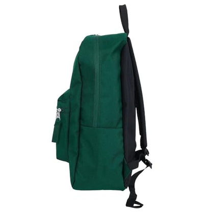 JanSport Cross Town Backpack 17" x 12.5" x 6" - Simple Bag for Everyone with 1 Main Compartment, Front Utility Pocket - Premium Class Accessories - Deep Juniper - color: Deep Juniper