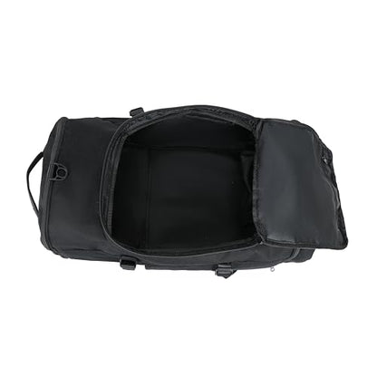 Gym Duffle Bag Backpack for Men Women with Shoes Compartment Waterproof Large Travel Duffle Bag Weekender Overnight Bag with Wet Pocket (005-Black)